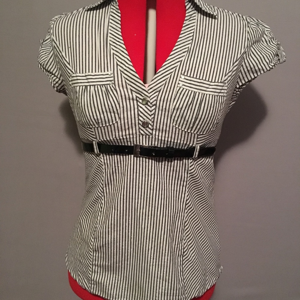 HeartSoul fitted sparkle blouse